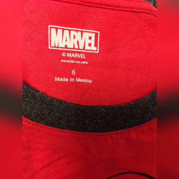 Marvel Avengers Boy's Iron Man Red Short Sleeve Graphic T-Shirt Size 6 New - Picture 5 of 8